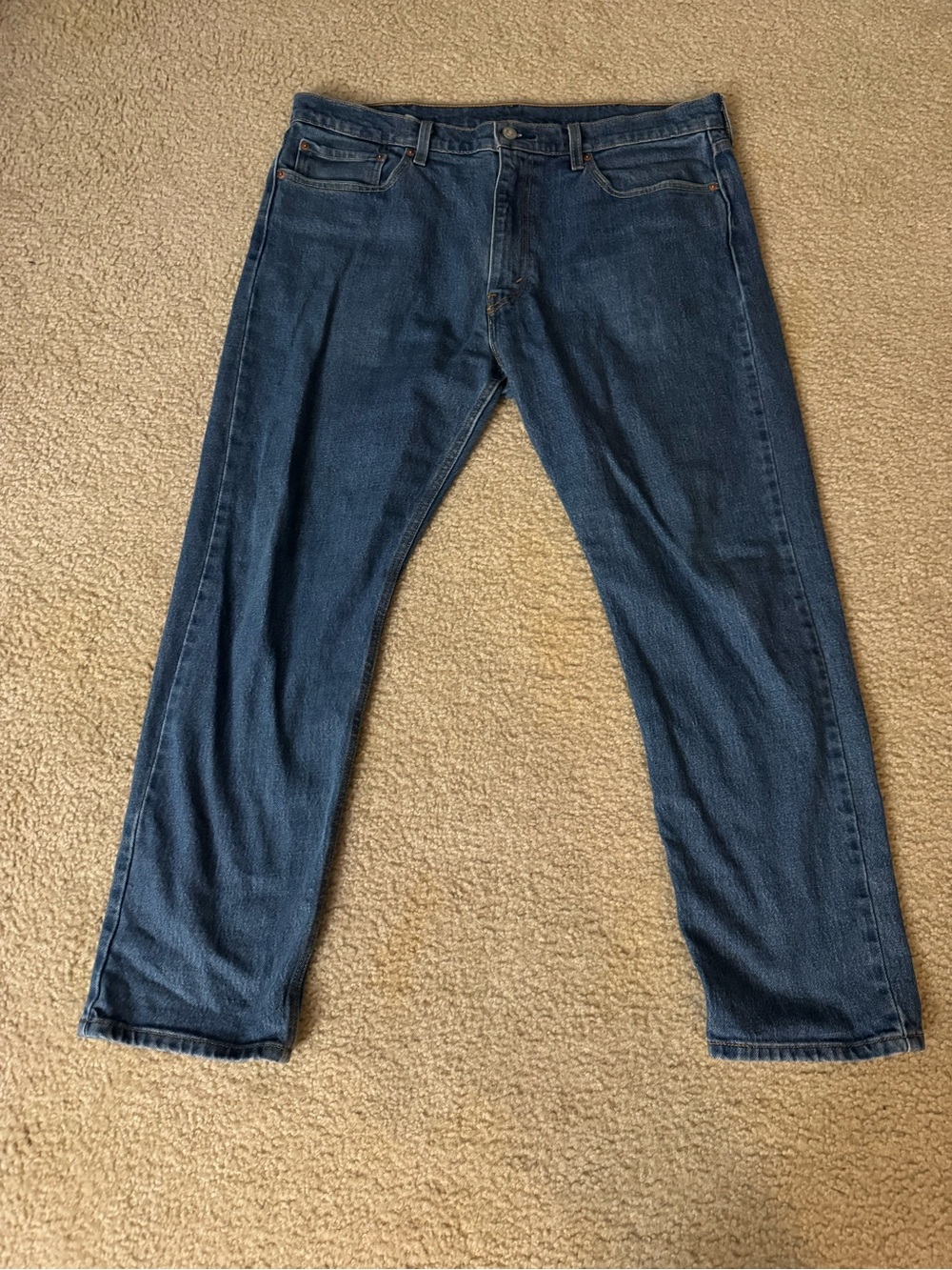 Levi's Men's Dark Blue Straight Jeans